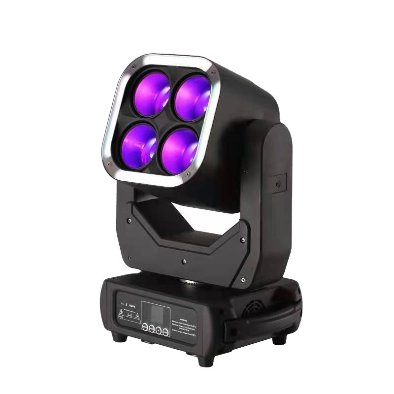 100V LED Stage Lighting System 30CH Pro Stage Light 4x40w RGBW 4 In1 Rotating Zoom